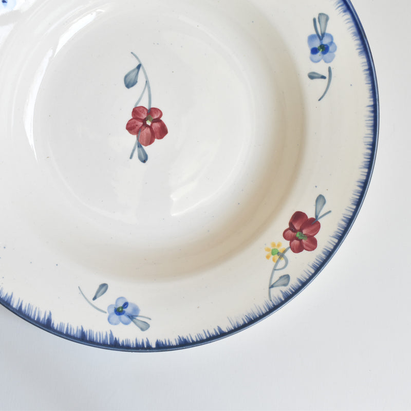Vintage Digoin & Sarreguemines Mary-Lou Deep Plate 2C