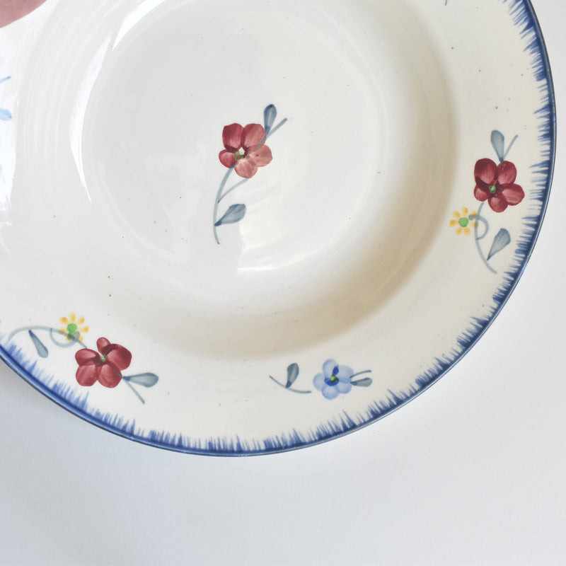 Vintage Digoin & Sarreguemines Mary-Lou Deep Plate 2C