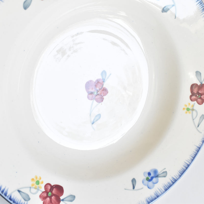Vintage Deep Plate, Digoin & Sarreguemines "Mary-Lou" (2D)