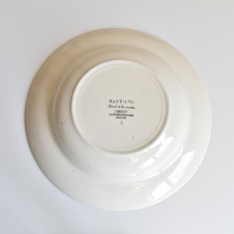 Vintage Deep Plate, Digoin & Sarreguemines "Mary-Lou" (2D)