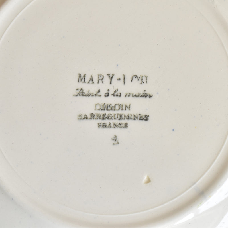 Vintage Deep Plate, Digoin & Sarreguemines "Mary-Lou" (2D)