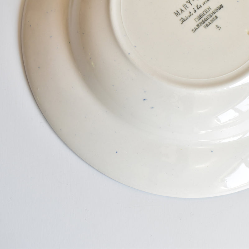 Vintage Deep Plate, Digoin & Sarreguemines "Mary-Lou" (2D)
