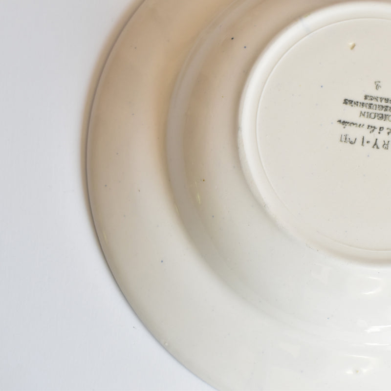 Vintage Deep Plate, Digoin & Sarreguemines "Mary-Lou" (2D)