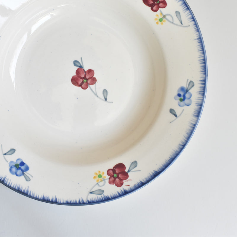 Vintage Deep Plate, Digoin & Sarreguemines "Mary-Lou" (2D)