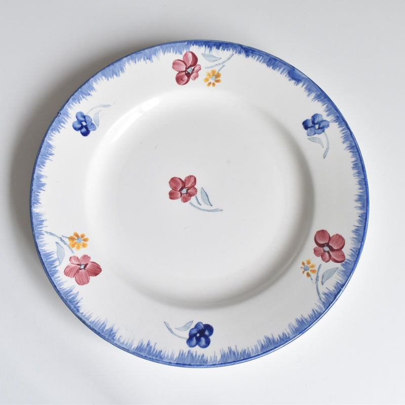 Vintage Digoin & Sarreguemines Mary-Lou Plate - White A