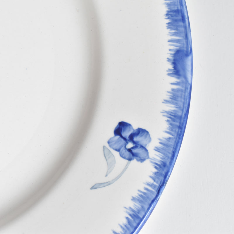 Vintage Digoin & Sarreguemines Mary-Lou Plate - White A