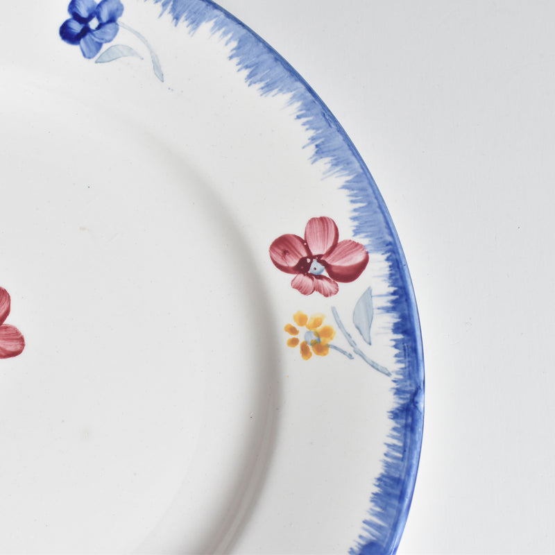 Vintage Digoin & Sarreguemines Mary-Lou Plate - White A