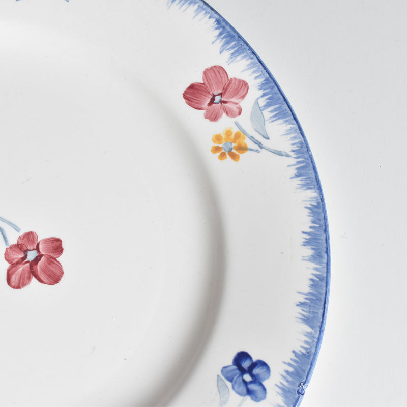Vintage Digoin & Sarreguemines Mary-Lou Plate - White A