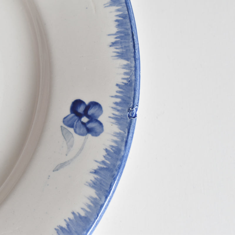 Vintage Digoin & Sarreguemines Mary-Lou Plate - White A
