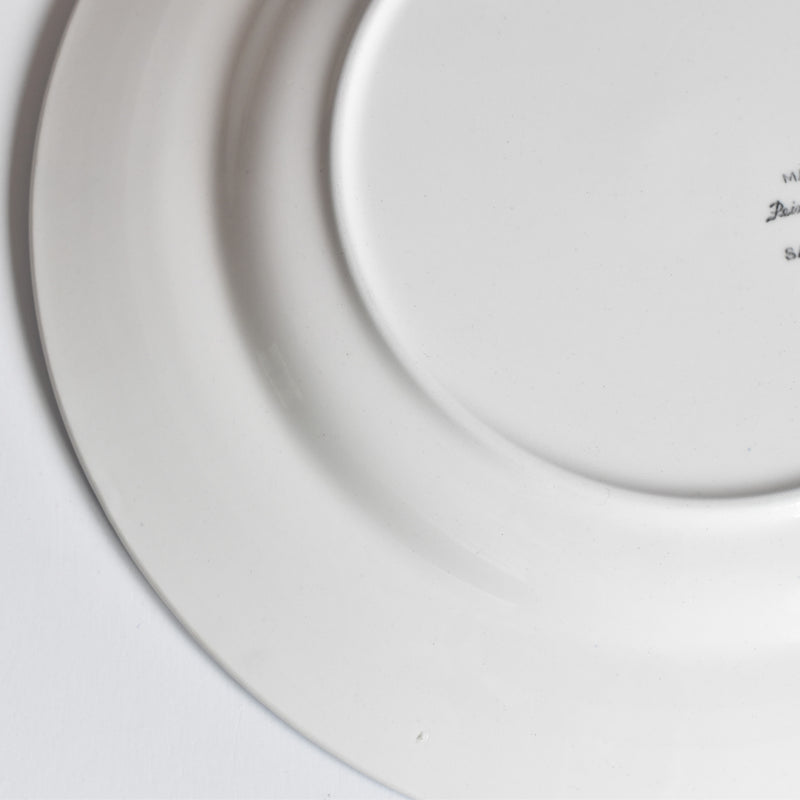 Vintage Digoin & Sarreguemines Mary-Lou Plate - White A