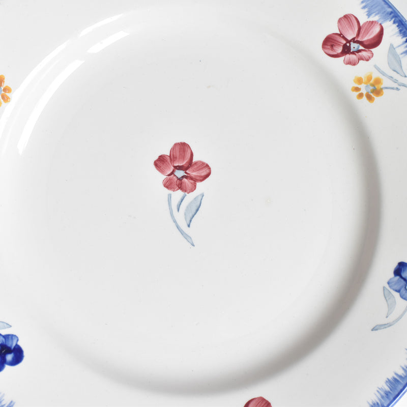 Vintage Digoin & Sarreguemines Mary-Lou Plate - White A