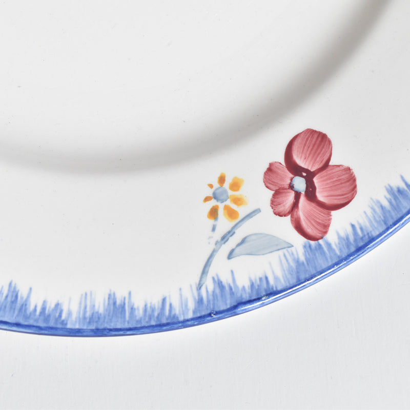 Vintage Digoin & Sarreguemines Mary-Lou Plate - White A