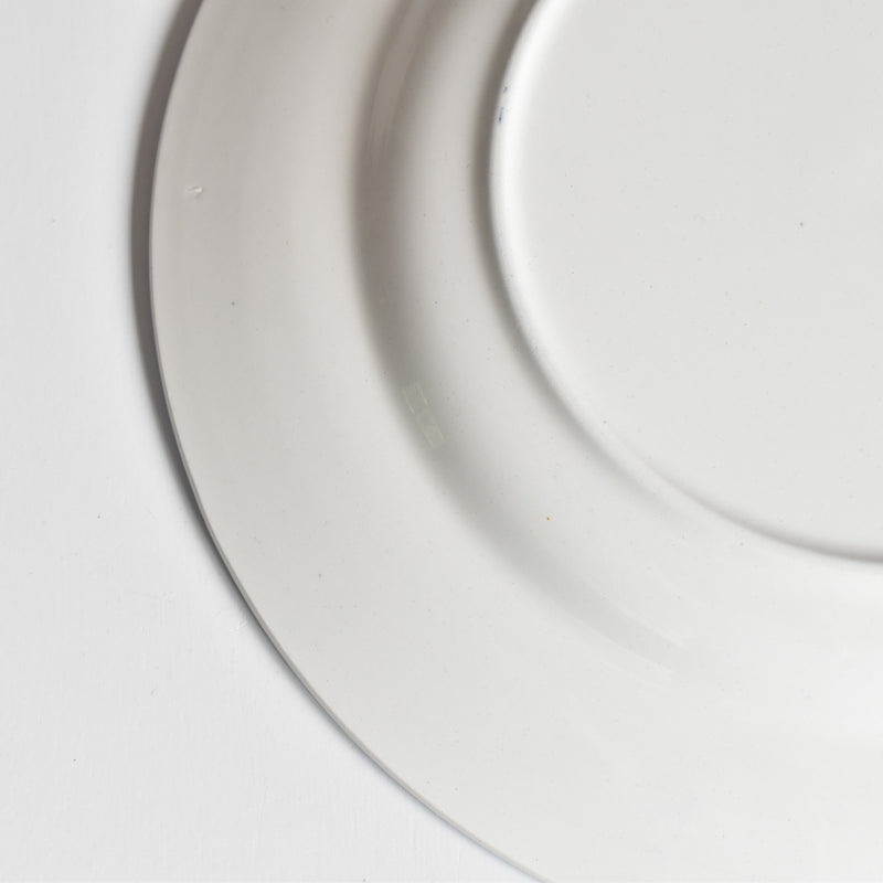 Vintage Plate Digoin & Sarreguemines Mary-Lou White B