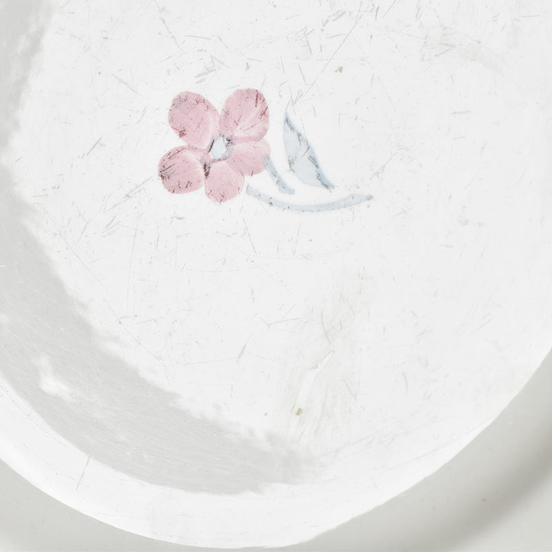Vintage Plate Digoin & Sarreguemines Mary-Lou White C