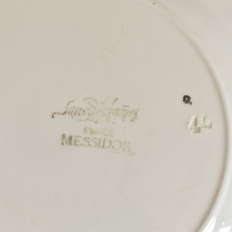 Vintage plate Digoin & Sarreguemines Messidor B