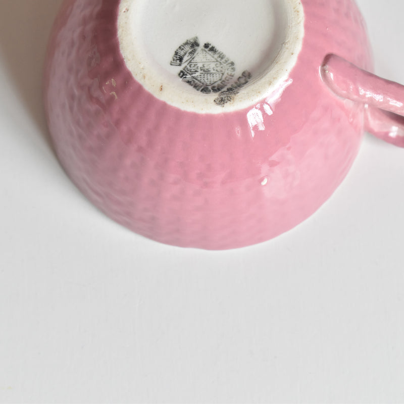 ヴィンテージカップ＆ソーサー ディゴワン＆サルグミンヌ パニエ ピンク