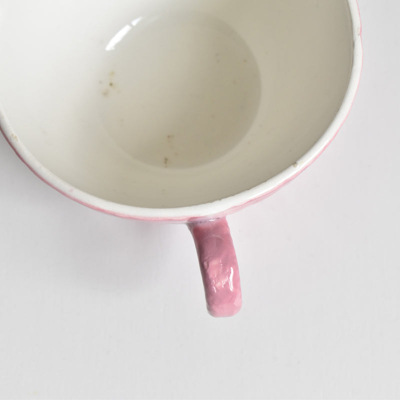 ヴィンテージカップ＆ソーサー ディゴワン＆サルグミンヌ パニエ ピンク