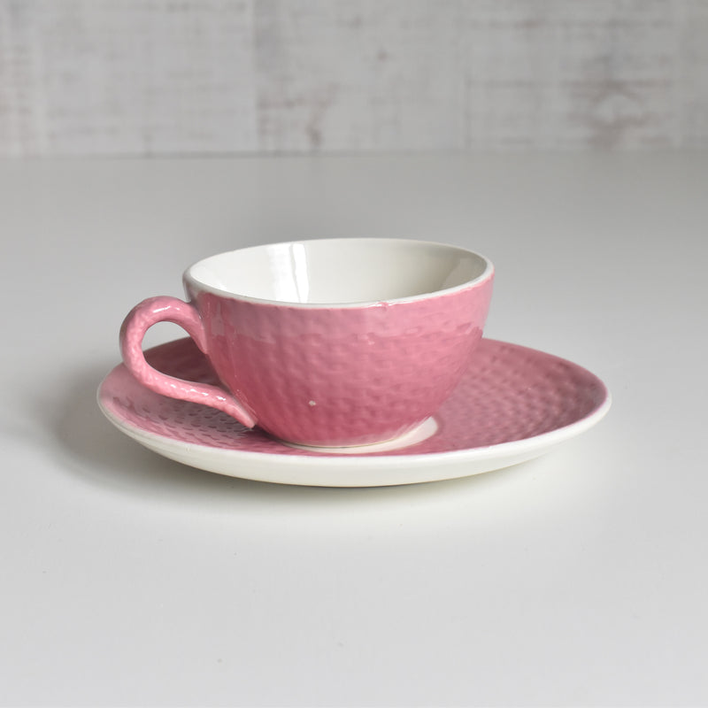 ヴィンテージカップ＆ソーサー ディゴワン＆サルグミンヌ パニエ ピンク