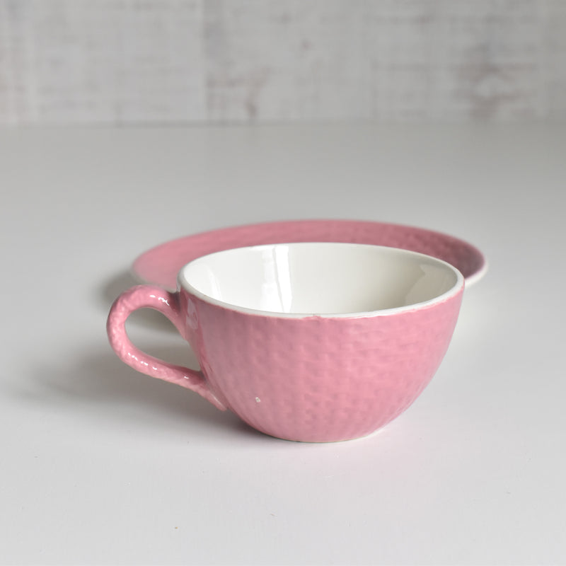 ヴィンテージカップ＆ソーサー ディゴワン＆サルグミンヌ パニエ ピンク