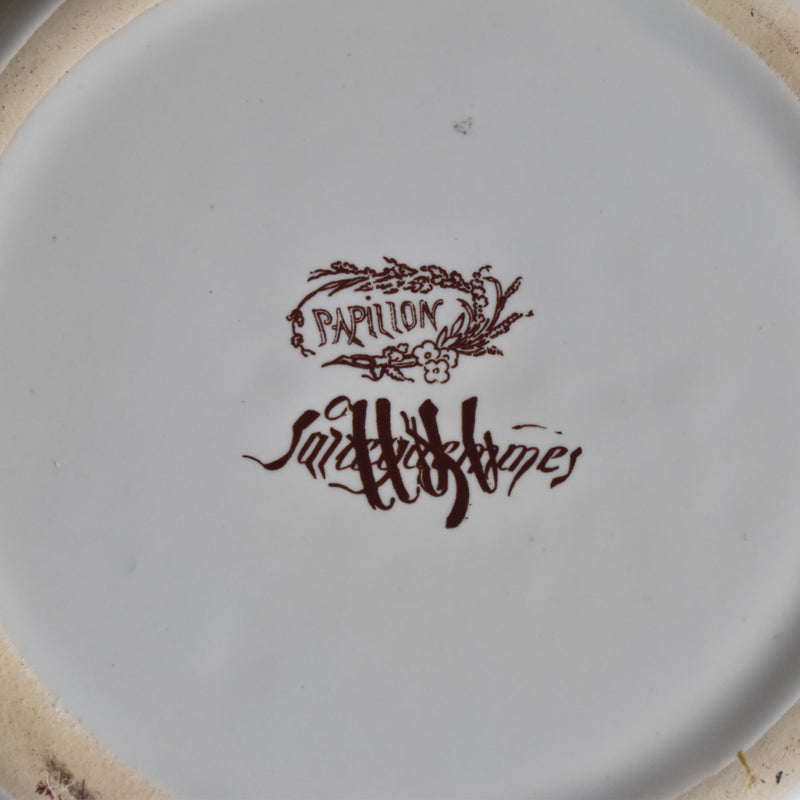 Vintage Bonbonnière Sarreguemines Papillon