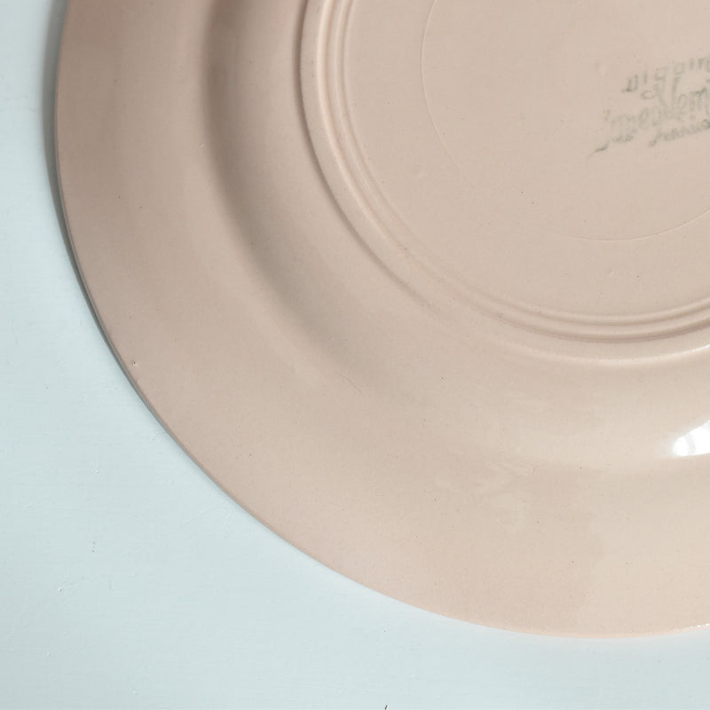 ヴィンテージデザートプレート ディゴワン＆サルグミンヌ ピンク D