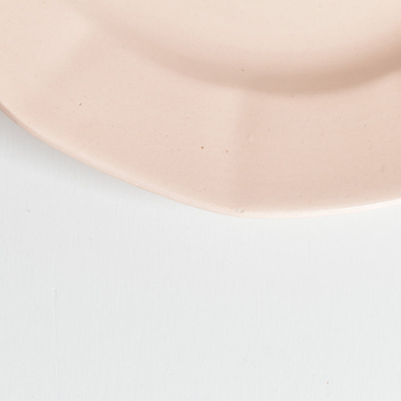 Vintage Dessert Plate, Digoin & Sarreguemines, Dodecagon, Pink B