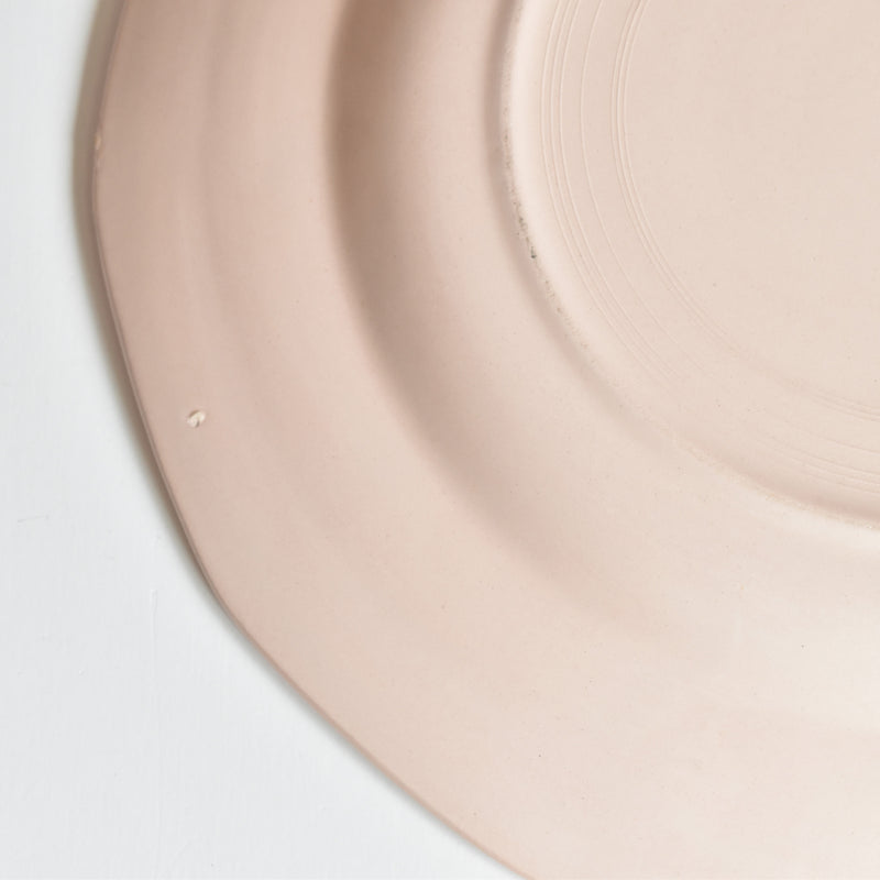 Vintage Digoin & Sarreguemines Octagonal Plate, Pink F
