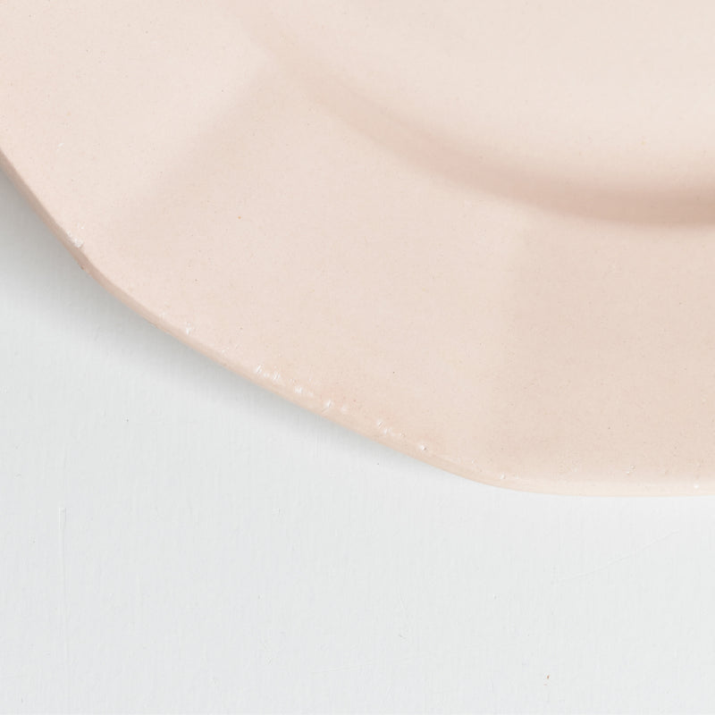 Vintage Digoin & Sarreguemines Octagonal Plate, Pink F