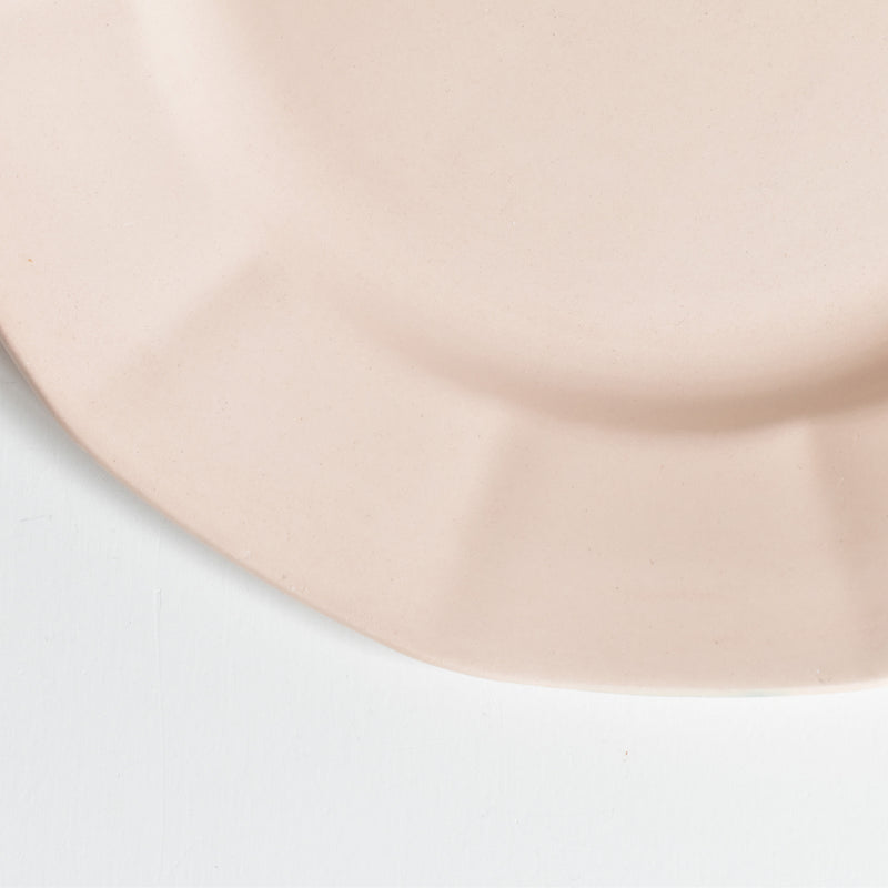 Vintage Digoin & Sarreguemines Octagonal Plate, Pink F