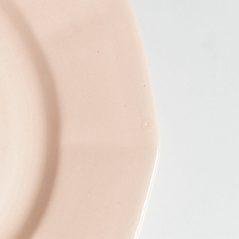 Vintage Plate, Digoin & Sarreguemines, Decagon, Pink G