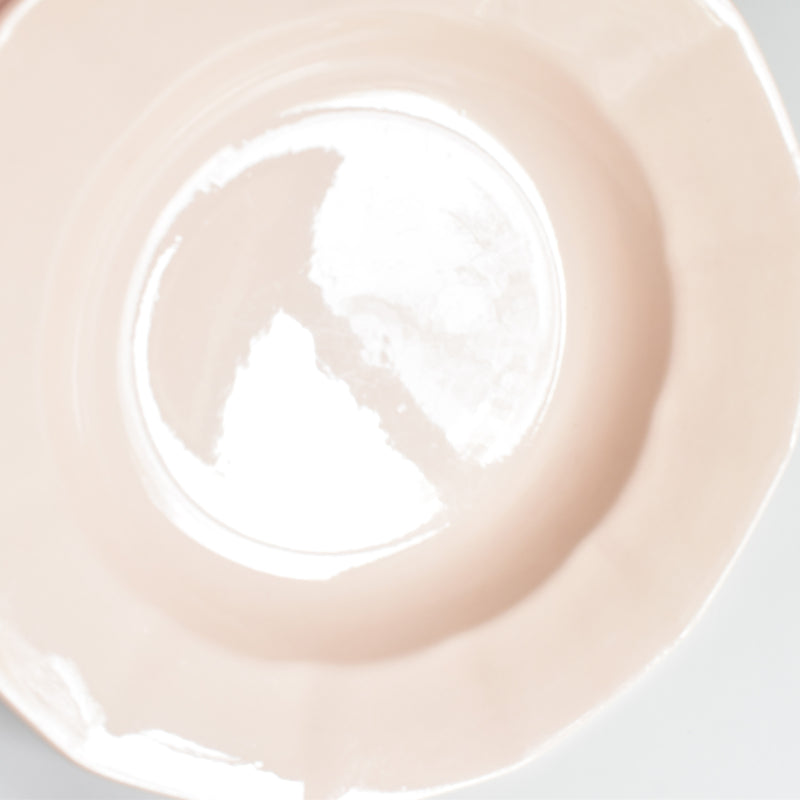 Vintage Deep Plate, Digoin & Sarreguemines, Dodecagon, Pink B