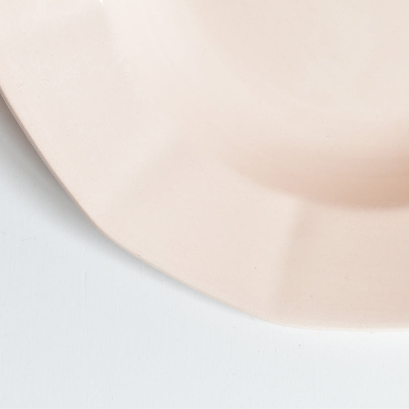 Vintage Deep Dish Digoin & Sarreguemines Dodecagon Pink E
