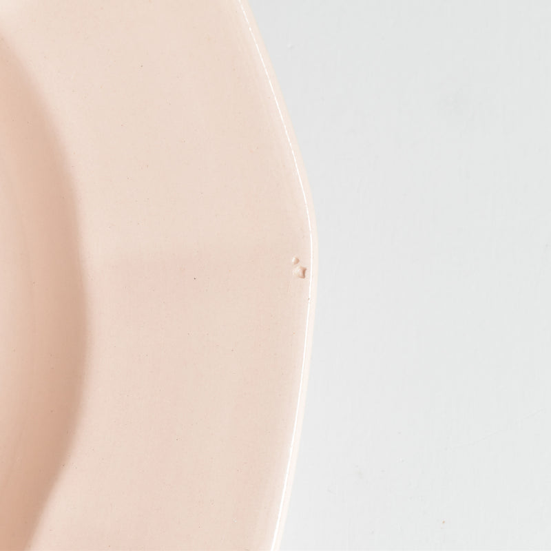 Vintage Deep Dish, Digoin & Sarreguemines, Dodecagon, Pink, F