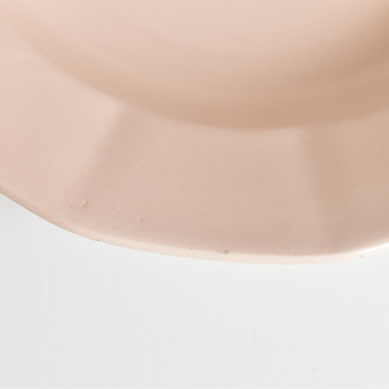 Vintage Deep Dish, Digoin & Sarreguemines, Dodecagon, Pink, F