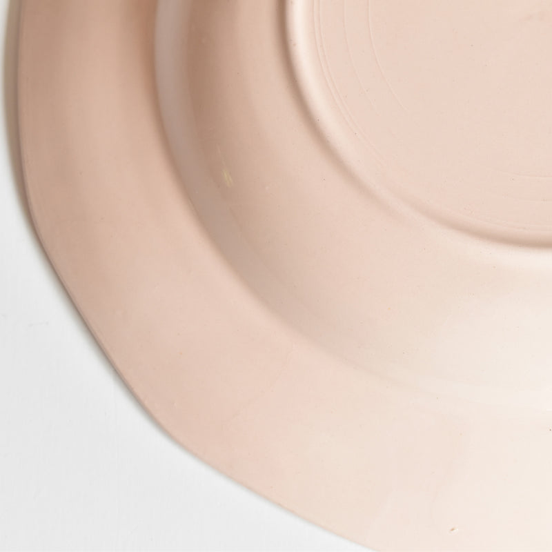 Vintage Deep Dish, Digoin & Sarreguemines, Dodecagon, Pink, F