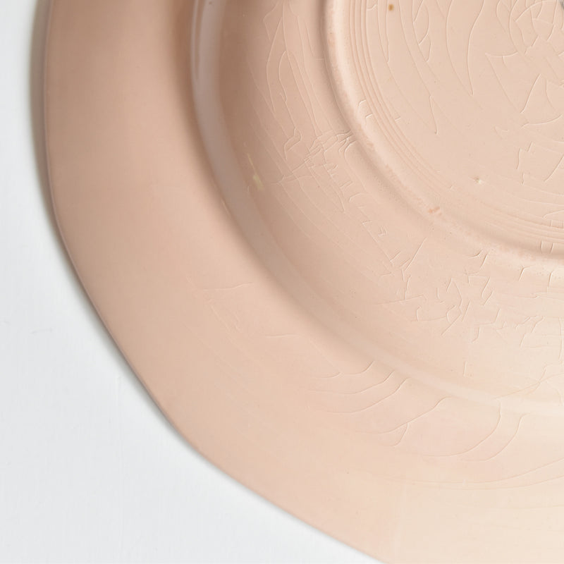 Vintage Deep Dish, Digoin & Sarreguemines, Dodecagon, Pink, G