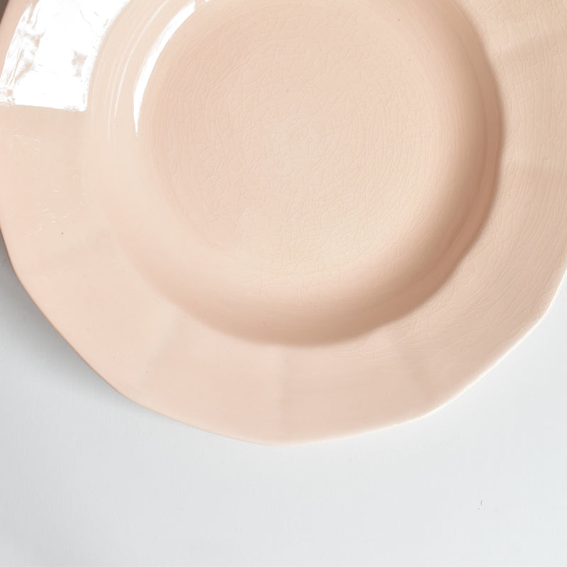 Vintage Deep Dish, Digoin & Sarreguemines, Dodecagon, Pink, G