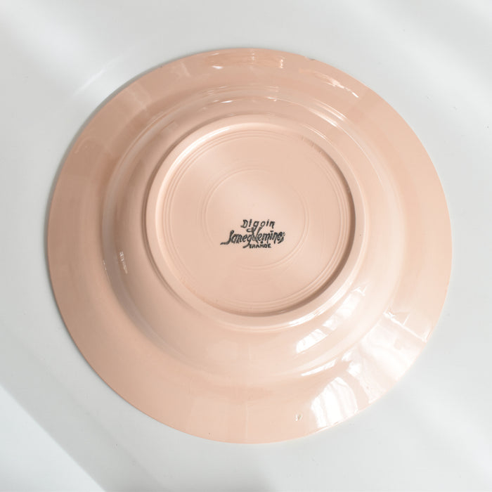 ヴィンテージ深皿 ディゴワン＆サルグミンヌ ピンク D