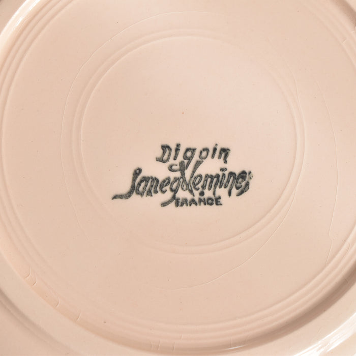 ヴィンテージ深皿 ディゴワン＆サルグミンヌ ピンク D