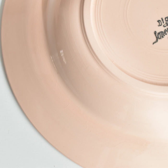 ヴィンテージ深皿 ディゴワン＆サルグミンヌ ピンク D