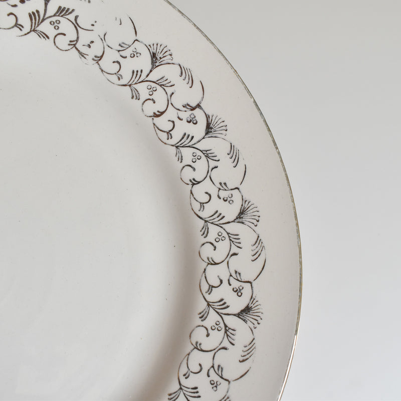 Vintage Plate Digoin & Sarreguemines 9491 C