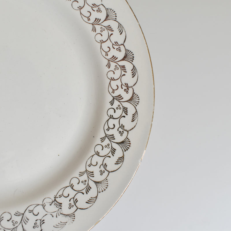 Vintage plate Digoin & Sarreguemines 9491 D