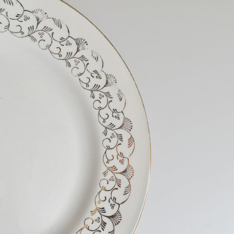 Vintage plate Digoin & Sarreguemines 9491 D