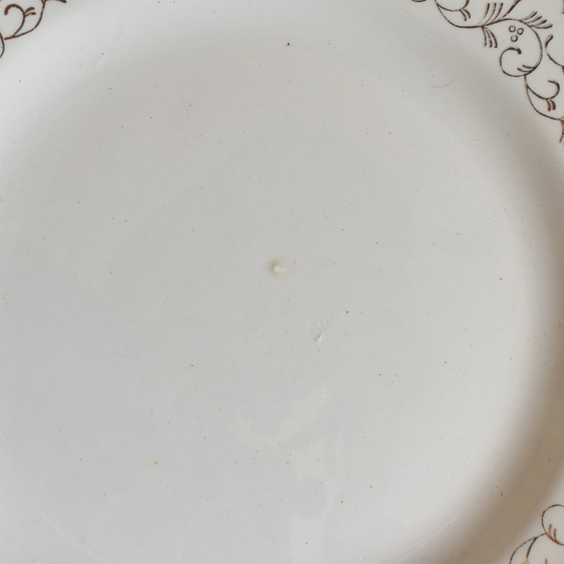 Vintage plate Digoin & Sarreguemines 9491 D