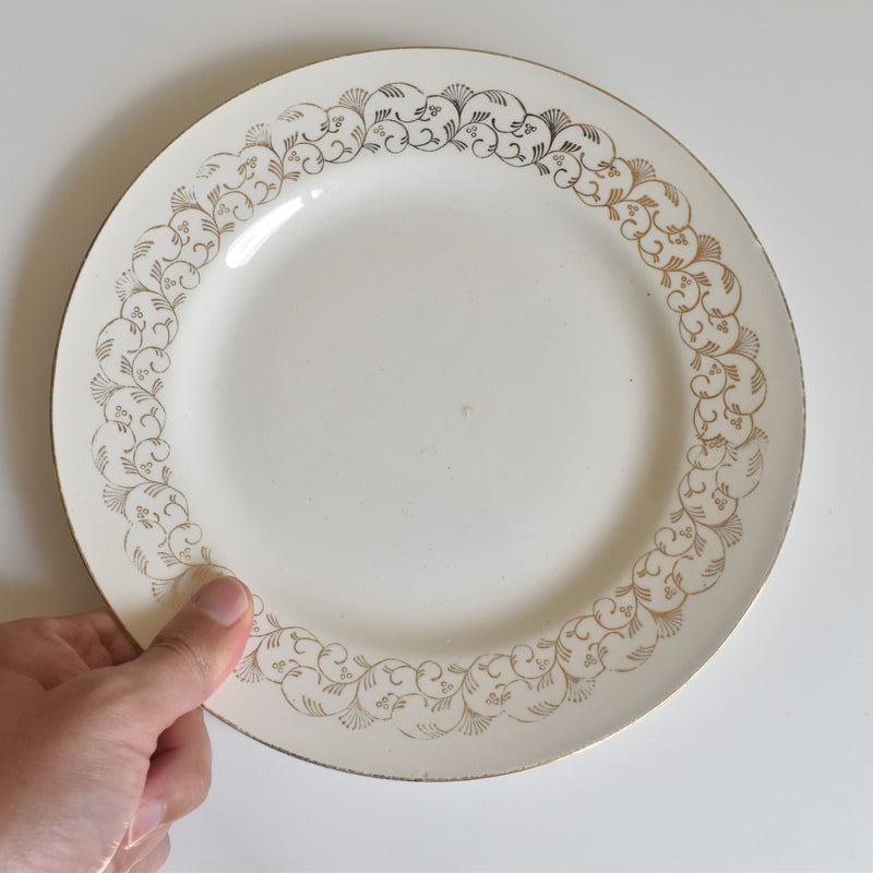 Vintage plate Digoin & Sarreguemines 9491 D