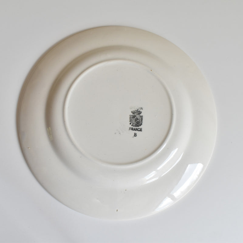 Vintage plate Digoin & Sarreguemines 9491 D
