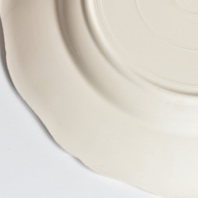 Vintage plate Digoin & Sarreguemines Rohan (scalloped rim) B