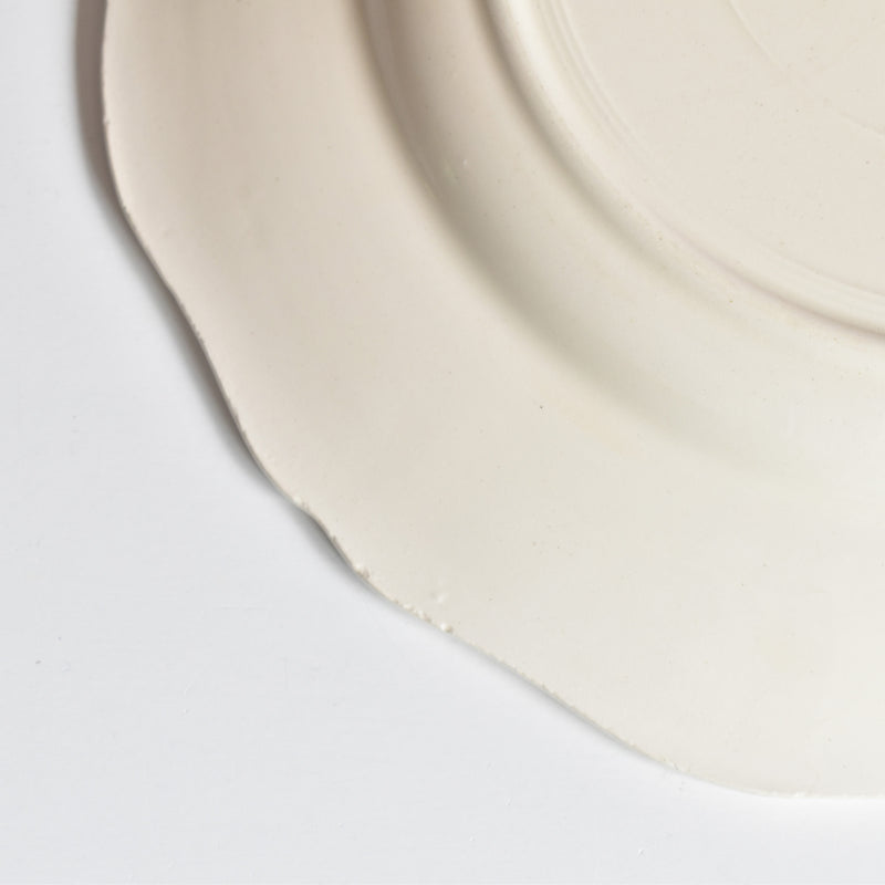 Vintage plate Digoin & Sarreguemines Rohan (scalloped rim) B