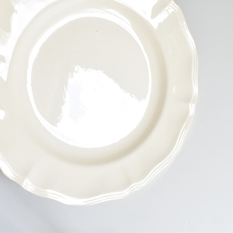 Vintage Plate Digoin & Sarreguemines Rohan (Scalloped Rim) D