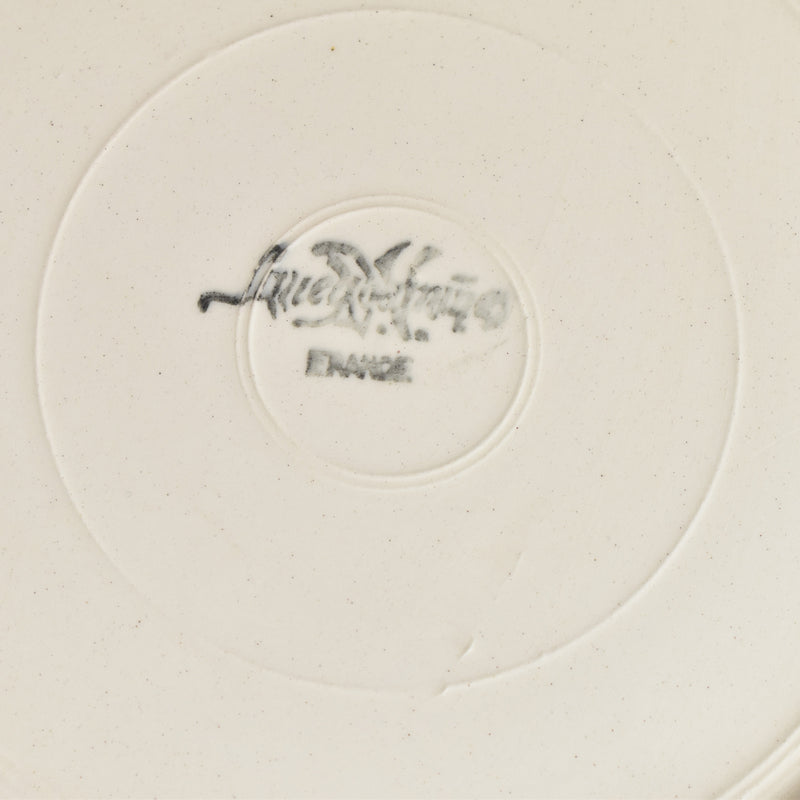 Vintage Plate Digoin & Sarreguemines Rohan (Scalloped Rim) D